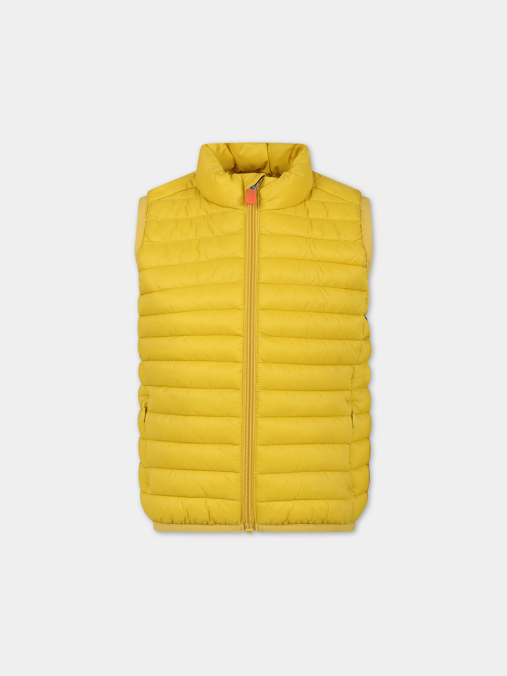 Gilet Dolin giallo per bambina con logo iconico